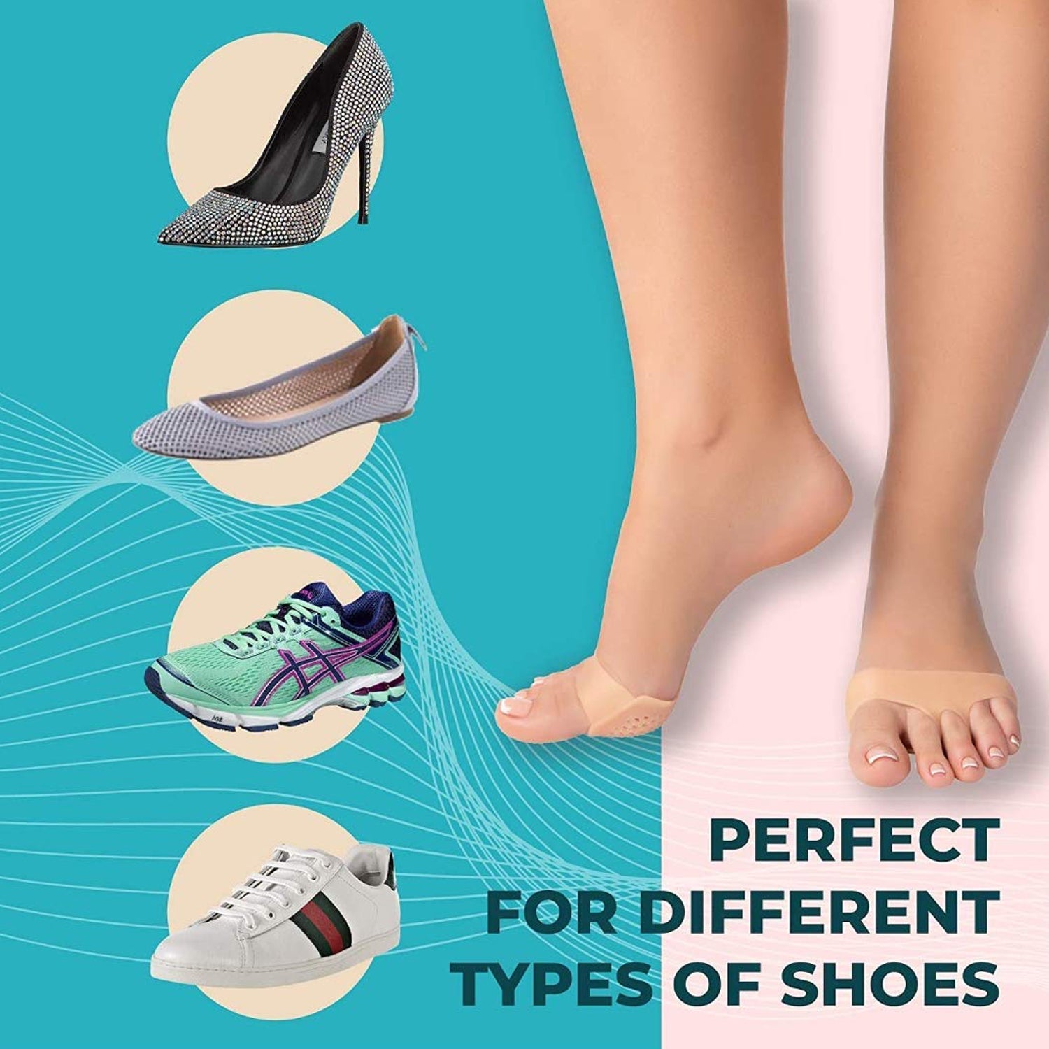 6257 SILICONE TIPTOE PROTECTOR AND COVER USED IN PROTECTION OF TOE FOR MEN AND WOMEN DeoDap 6257 SILICONE TIPTOE PROTECTOR AND COVER USED IN PROTECTION OF TOE FOR MEN AND WOMEN DeoDap